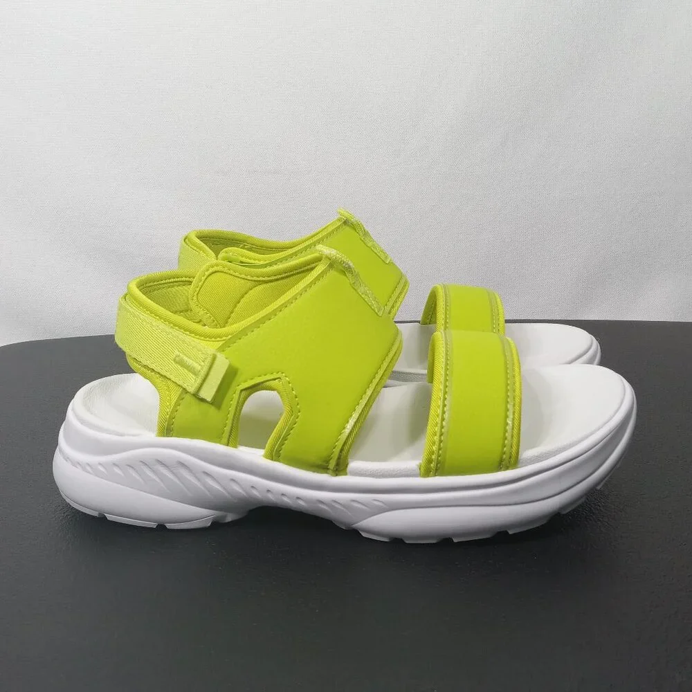 AVIA Avi-Atlantic Bright Lime Green Lightweight Womens Sandal Size 11 - Picture 2 of 14